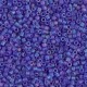 Miyuki delica beads 10/0 - Matted transparent cobalt ab DBM-864